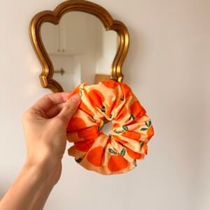 Chouchou motifs oranges