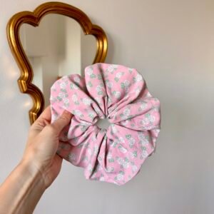 Maxi Chouchou Motif Floral vintage rose