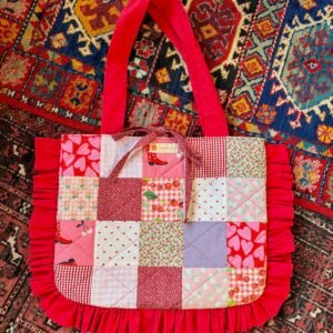 Sac cabas patchwork rose