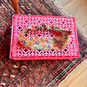 Bandeau Cheveux Fleurie Style Liberty - Fait Main